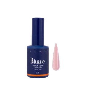 Top Coat Camuflagem Natural Pink 10ml Bluwe