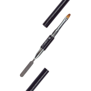 Pincel Duplo Lingua De Gato Com Espatula Dafu