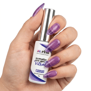Esmalte em Gel Vitral Risa Roxo 8g