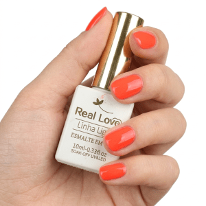 Esmalte em Gel Linha Light Real Love 10ml Soak Off Red UV/LED 03
