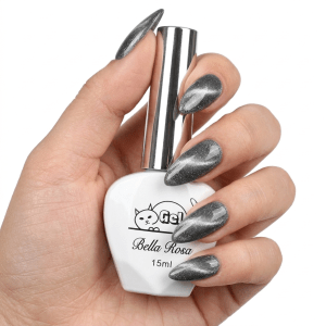 Esmalte Magnético Prata Bella Rosa 15ml