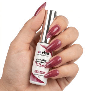 Esmalte em Gel Vitral Risa Violeta 8g