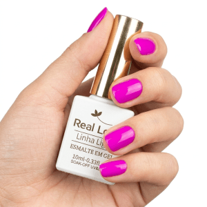 Esmalte em Gel Linha Light Real Love Violet 10ml Soak Off UV/LED - 7