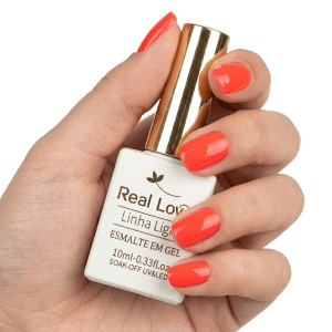 Esmalte em Gel Linha Light Real Love 10ml Soak Off Red UV/LED 02
