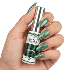 Esmalte em Gel Risa Verde Coleção Glow 8g