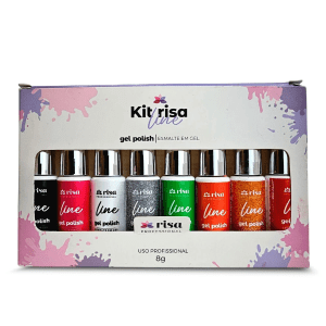 Kit Esmaltes em Gel Line Risa
