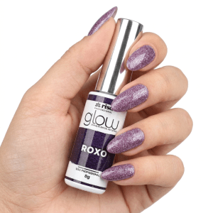 Esmalte em Gel Risa Roxo Coleção Glow 8g